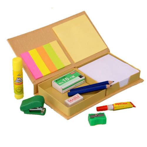 Eco stationery set with memo pads